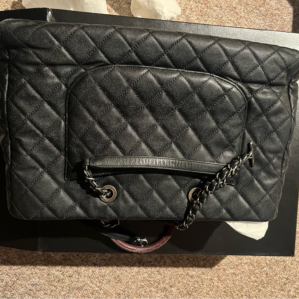 Chanel Black Quilted Chain Shoulder Bag